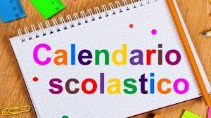 CALENDARIO SCOLASTICO